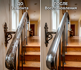 Ремонт перил, лестничных ограждений, ступеней